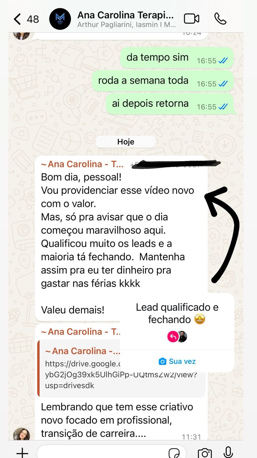 Feedback Ana Carolina